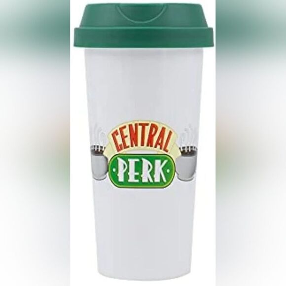 🔸️NIB Friends Central Perk Travel Coffee Mug Portable Light - Picture 2 of 13